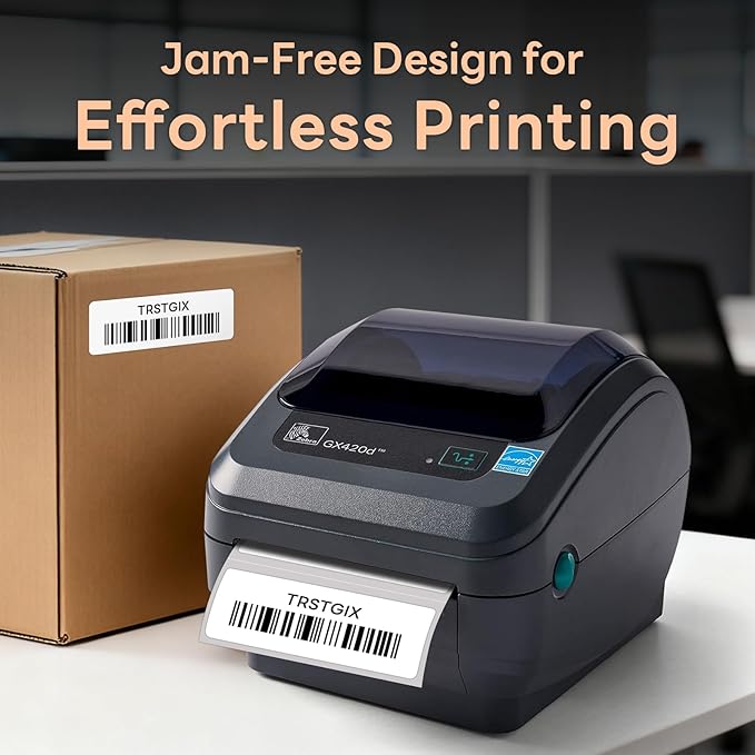 3" x 1" Direct Thermal Labels, Strong Adhesive Barcode & Return Address - Image 6