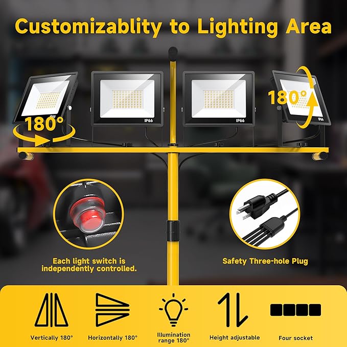 TOPRATED Plug In Led Work Light - Image 3