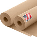 12" x 1200" Brown Kraft Paper Roll by Paclord