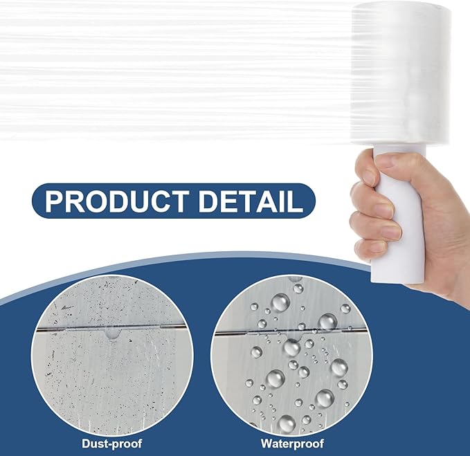 DAJAVE 6 Pack Stretch Wrap Film - Image 3