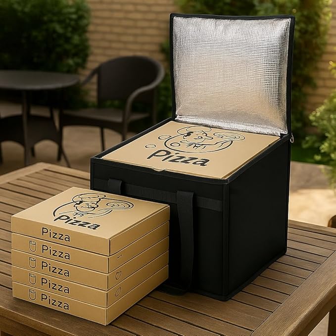 Bodaon Insulated Pizza Delivery Bag, Commercial Delivery Bag, Food Warmers - Image 9