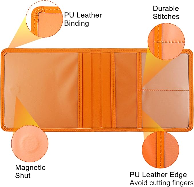 Car Registration and Insurance Holder, Leather Registration and Insurance Card - Image 3