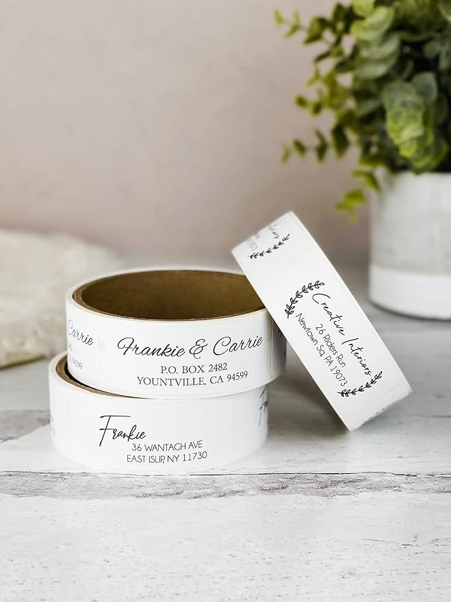 Personalized Return Address Labels by Labels