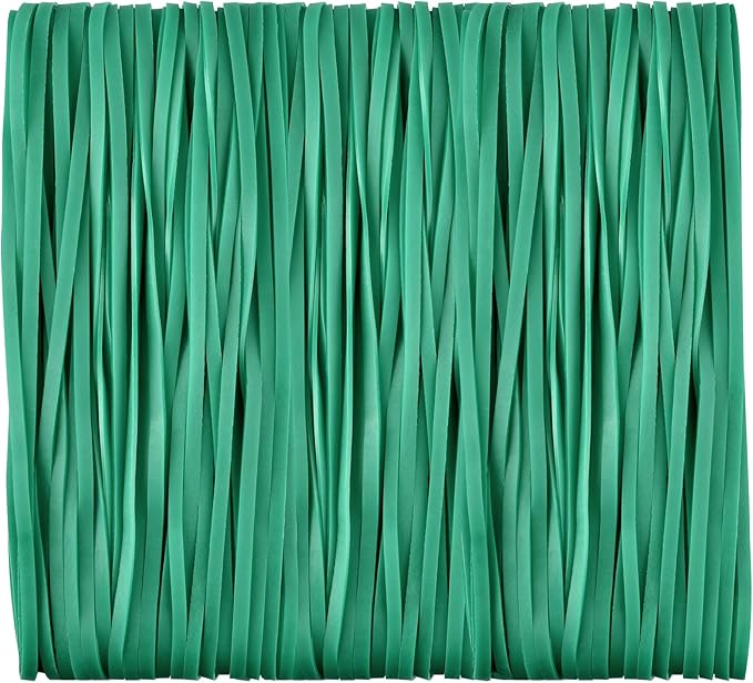 Large Heavy Duty Latex Rubber Bands 12 Inches Trash Can Bands Strong Elastic by MOTOTO