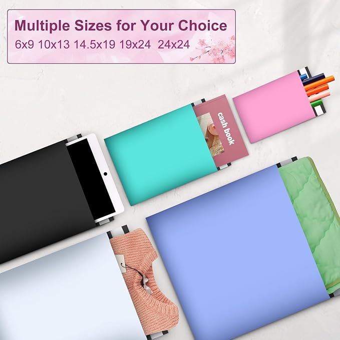 120PC Poly Mailers 6x9 Inch Pink Shipping Envelopes Bags Shipping Bags - Image 6