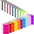 Marspark 600 Pieces Colored Labels Stickers 2" x 4" Large Color Coded Labels by Marspark