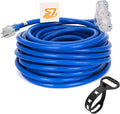 50ft 10-Gauge Heavy Duty 3-Outlet Indoor/Outdoor Extension Cord, Grounded by S7