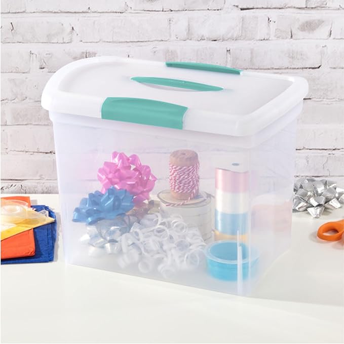 Sterilite Large Nesting ShowOffs, Stackable Small Storage Bin - Image 4
