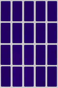 Royal Green Rectangular Label Stickers in Royal Blue 1.57 inch x 0.75 inch by RoyalGreen