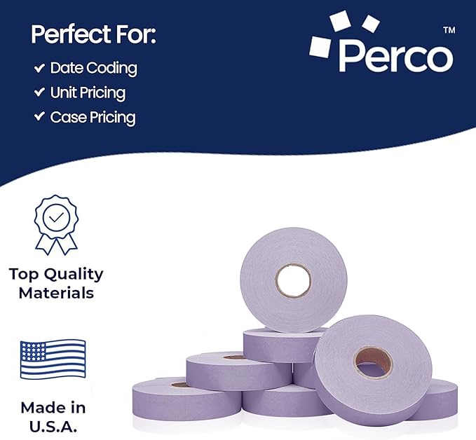 Perco Lavender Pricing Labels for Monarch 1136 Price Gun - Image 4
