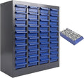 40 Drawers 21x9x25 Inch Bolt and Nut Organizer, Stainless Steel Parts Cabinet by CETIVENO