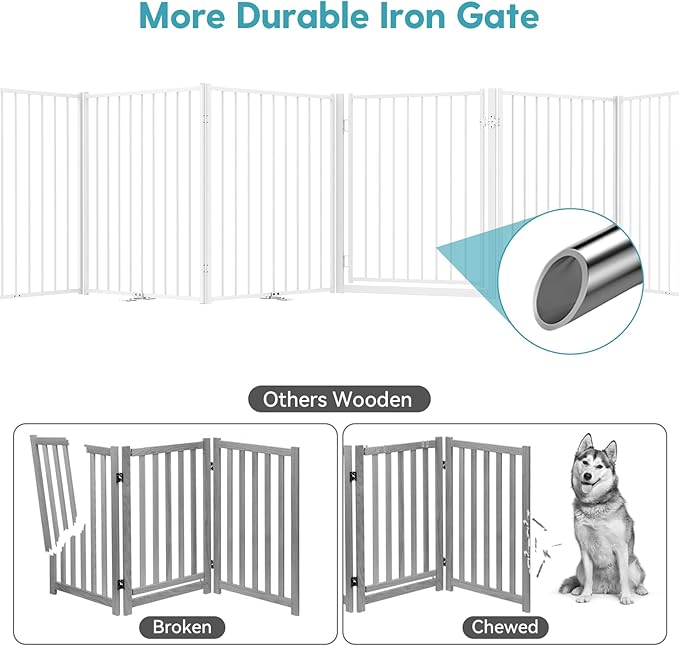 No Pawblems Free Standing Dog Gate - Image 2