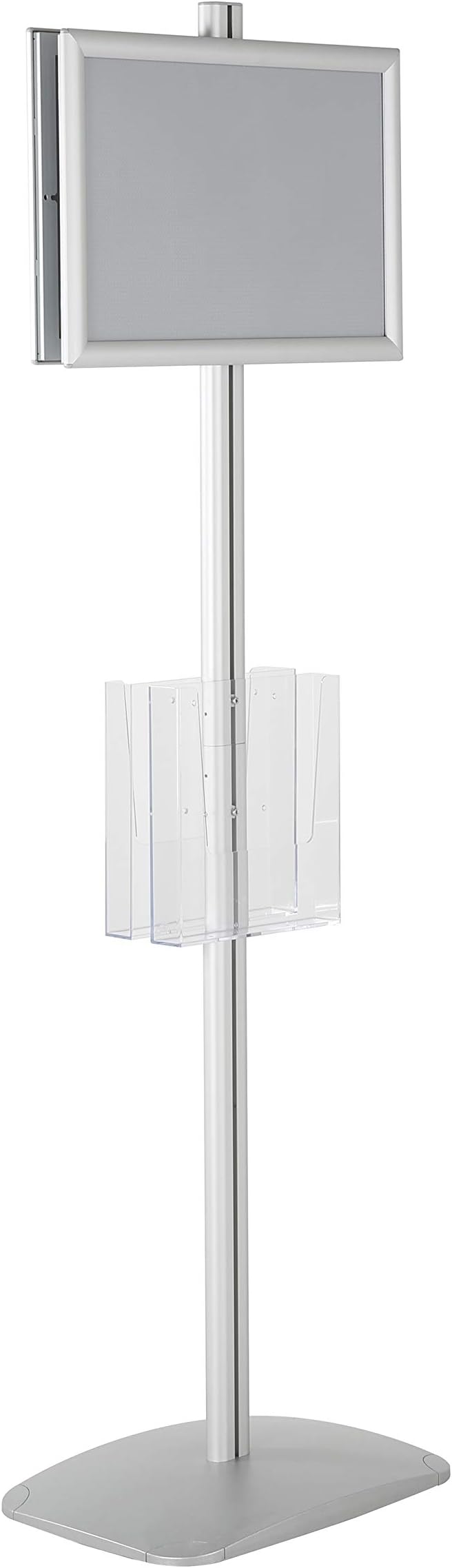 M&T Displays Free Standing Aluminum Display Stand Double Sided Document - Image 5