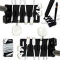 DeskBrick 2PK – Patented Non-Slip Steel-Weighted Desk Organizers & Cable by CordBrick