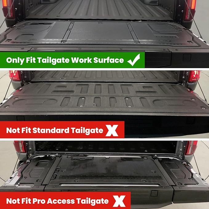 LASFIT Tailgate Mat for Ford F-150 2026 2025 2024 2023 2022 2021 Truck Tailgate - Image 2