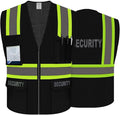 Security Vest for Security Guard, Hi Vis Safety Vest for Men Women, High by UnoMejor