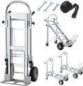 Hand Trucks Heavy Duty Aluminum Dolly Cart, 3 in 1 Design 1000 Lbs Capacity by GEEKPC
