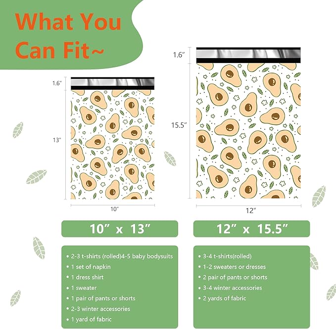 Poly Mailers 12x15.5 Inch 50 Pcs - Image 2
