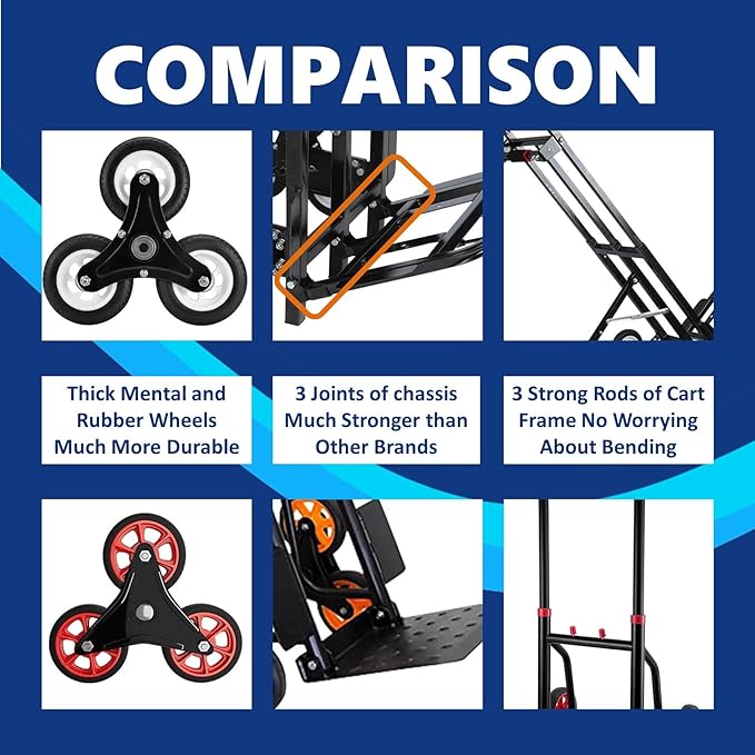 Hand Truck Dolly – 6 Years in Service – Stair Climbing Cart, Stair Climber Cart - Image 5