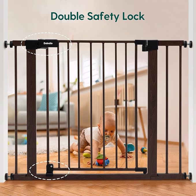 Mom's Choice Award Winner-BABELIO 26-40" Metal Baby Gate - Image 6
