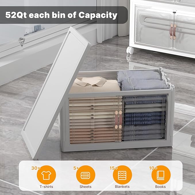 Extra Large Stackable Storage Bins - Image 5