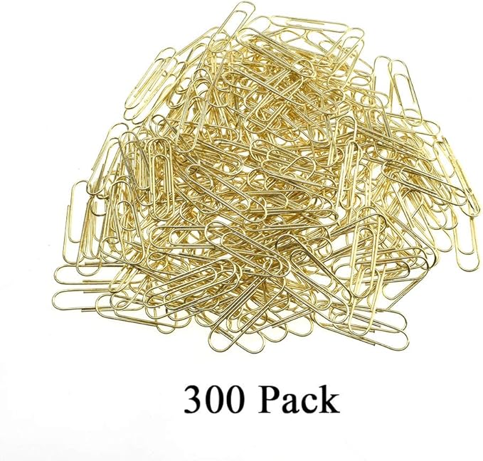 HAHIYO Paper Clips Sturdy 1.1 inches Length 300 Pack Paperclips Heavy Duty - Image 5