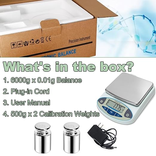 Lab Scale 6000g x 0.01g Accuracy 0.01 High Precision Electronic Analytical - Image 3