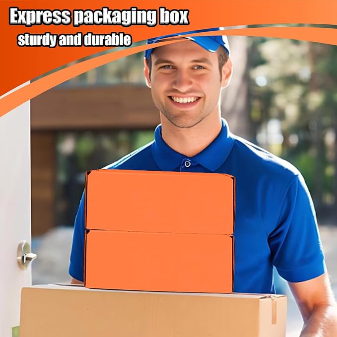 Small Shipping Boxes, 50 Pack Cardboard Box Corrugated Mailer Boxes Small - Image 6