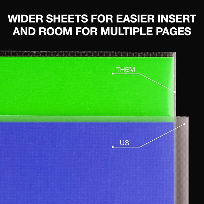 Samsill 50 Pack Sheet Protectors, 8.5x11 Inch Page Protectors - Image 7
