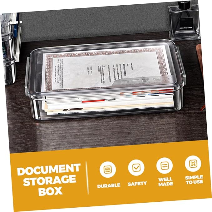Transparent Stackable File Storage Box - Image 9