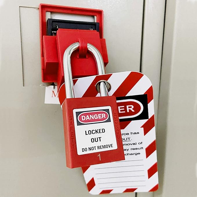 Lockout Tagout Locks, Safety Padlock, Loto Locks Keyed Differently Lock Out Tag - Image 6