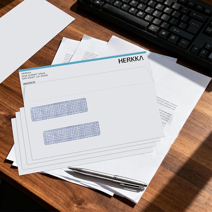 #8 Double Window Security Check Envelopes, No.8 Double Window Bussiness - Image 7