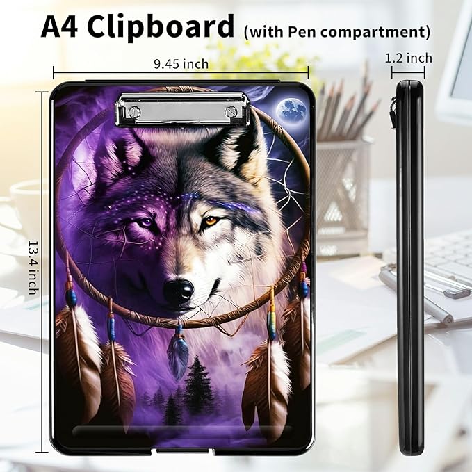 A4 Clipboards, Heavy Duty Waterproof Nursing Plastic Folder Clipboard - Image 2
