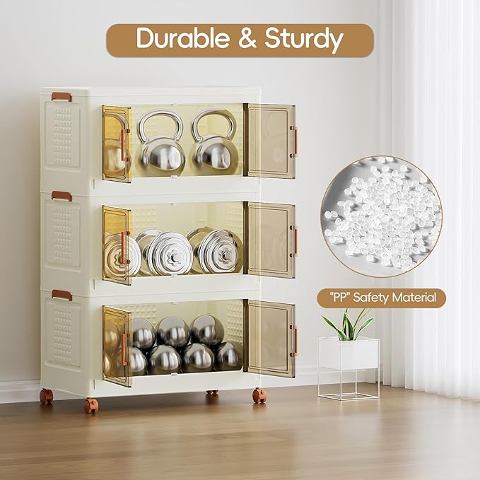 JEKO&JEKO 324 Qt Collapsible Storage Cabinets - Image 6