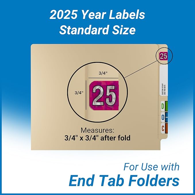 2025 Year Stickers, Doctor Stuff 2025 Chart Stickers, Holographic Fuchsia - Image 5
