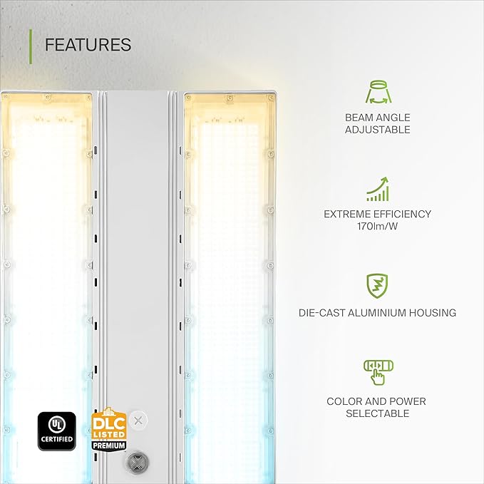 ASD LED Linear High Bay Light Fixture, Commercial Shop Lighting | 3CCT - Image 3