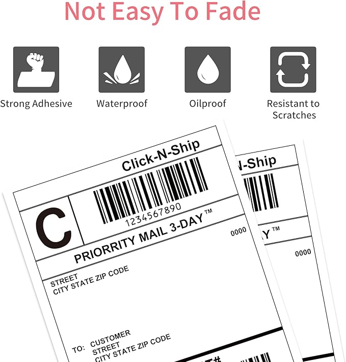 L LIKED Direct Thermal Labels 4"x 6" - Image 5