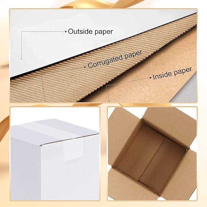 Calenzana 6x6x6 Inches Shipping Boxes Set of 40 - Image 3