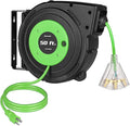 DEWENWILS Retractable Cord Reel, 50FT Extension Cord Reel, 14AWG/3C SJTOW by DEWENWILS