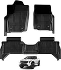 TripleAliners for Tacoma 2024 2025 Double Cab Floor Mats All Weather Floor by TripleAliners