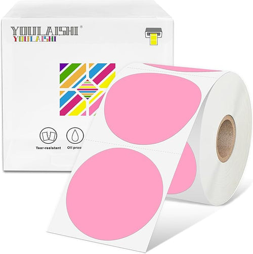 2 inch Dot Stickers Labels Circle Garage Sale Sticker 750Pcs Round Thermal by YOULAISHI
