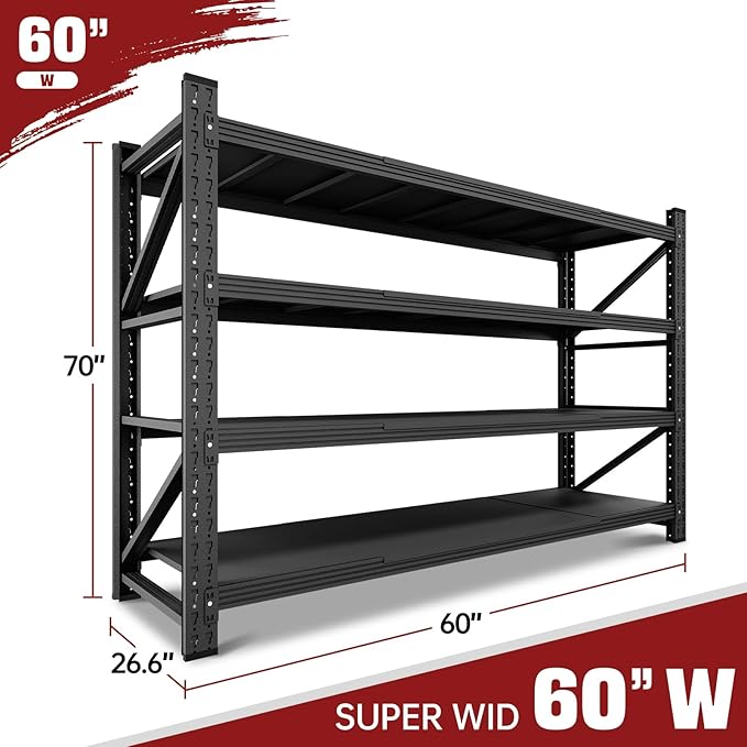 5000LBS Storage Shelves, Shelving Units Industrial Shelving - Image 2