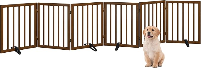 Freestanding Foldable Dog Gate by Algherohein