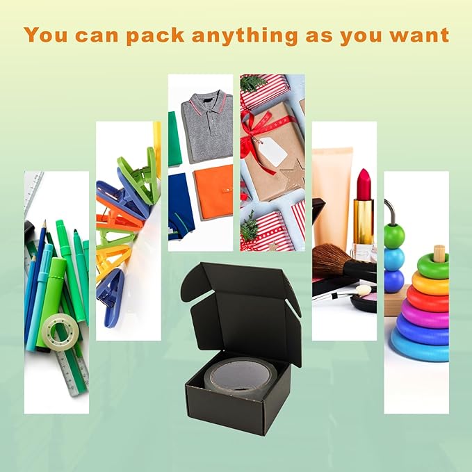 50 Pack 4x4x2'' Small Shipping Boxes, Corrugated Cardboard Mailers - Image 6