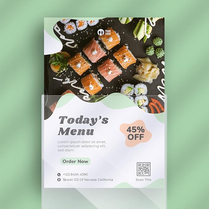 Henoyso 5 Pcs 11" x 17" Rigid Print Protectors, Heavy Duty Hard Plastic Sheet - Image 2