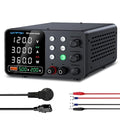 DC Power Supply Variable, 120V 3A Adjustable Switching Regulated Bench Power by WANPTEKPOWER