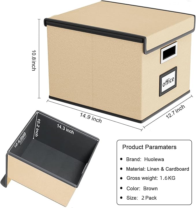 Huolewa File Organizer Box - Image 6