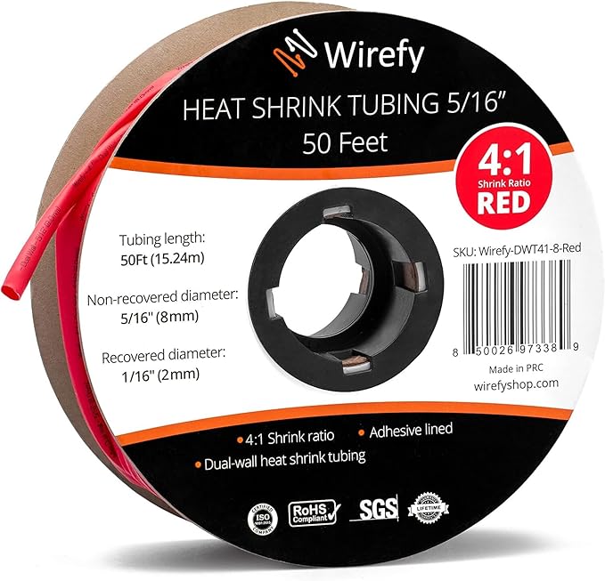 Wirefy 5/16" Heat Shrink Tubing by Wirefy