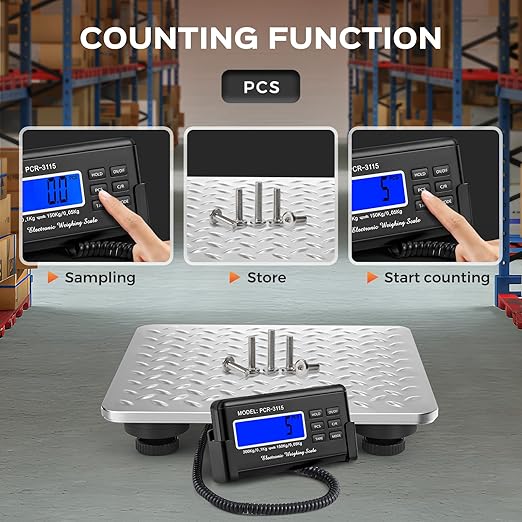 Bonvoisin Postal Scale Digital 300kg/660lb Parcel Shipping Scale - Image 7