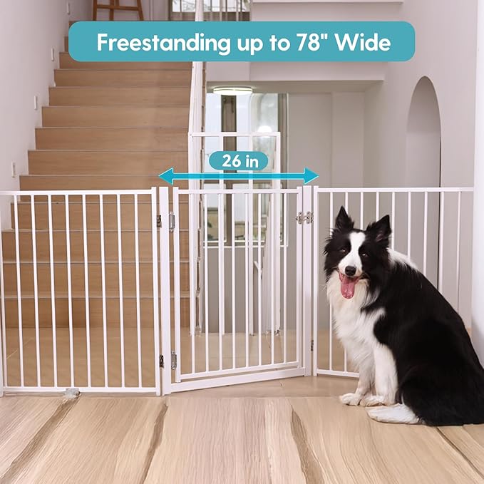 No Pawblems Free Standing Dog Gate - Image 4